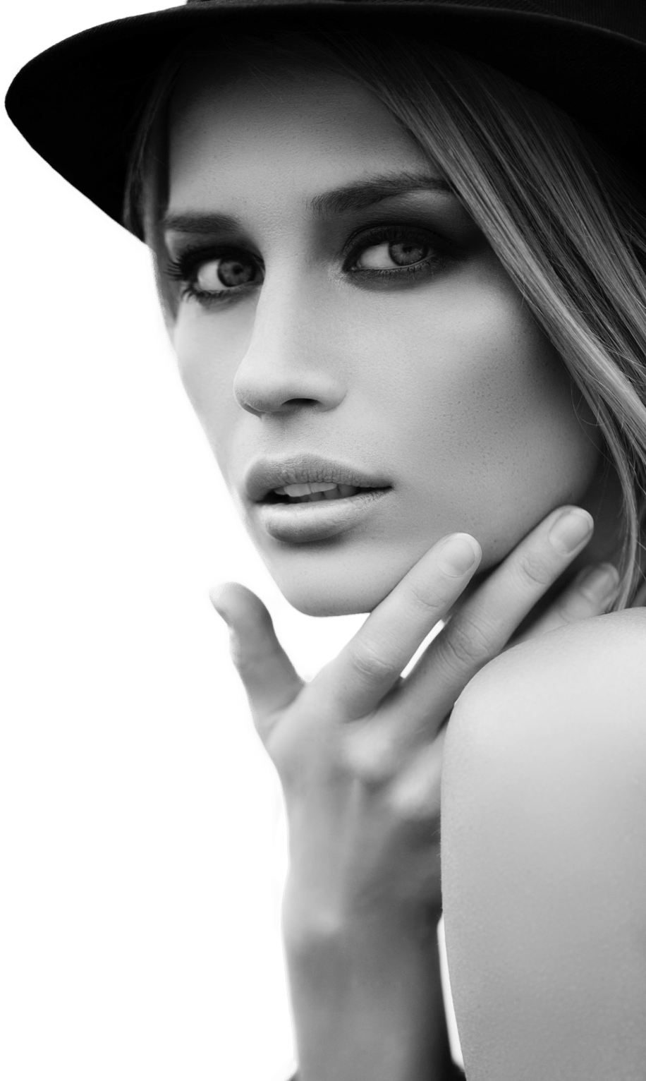 Best Medical Spa Los Angeles Medical Spa Los Angeles - Black And White Woman Spa (916x1532), Png Download