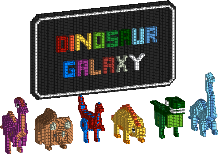 Dinosaur Galaxy, The Game We Built Using React Vr - Playset (980x619), Png Download