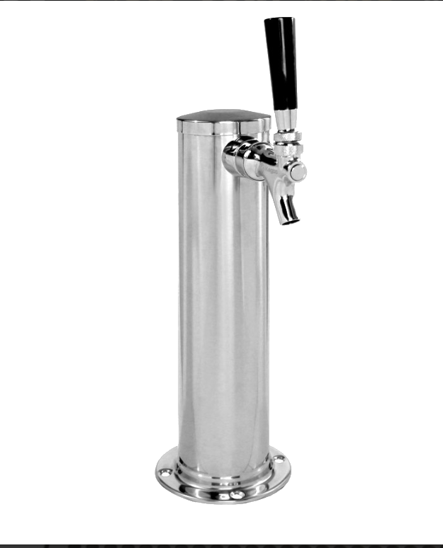 The Totally Kegs Brute Package Is Perfect For Weddings - Kegerator Tower (625x774), Png Download