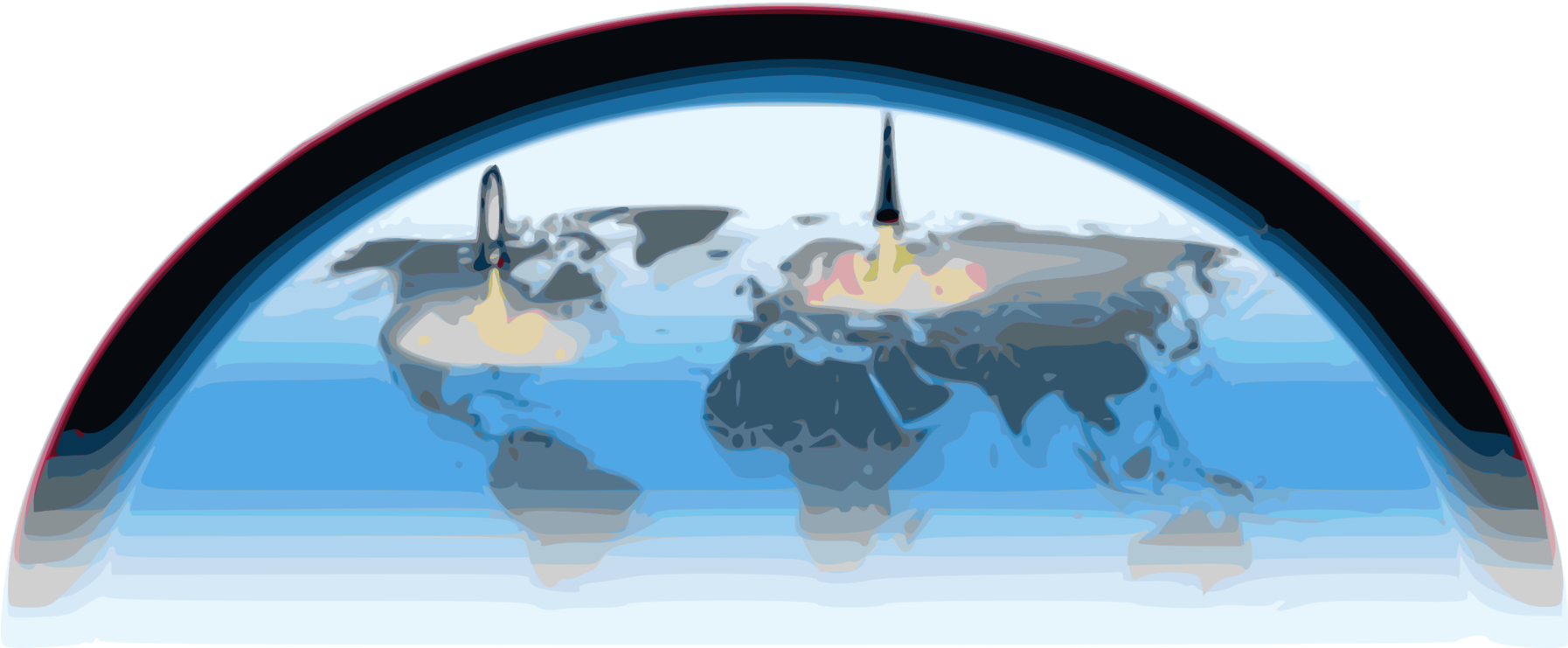 Space Race Soviet Union United States Cold War (1793x750), Png Download