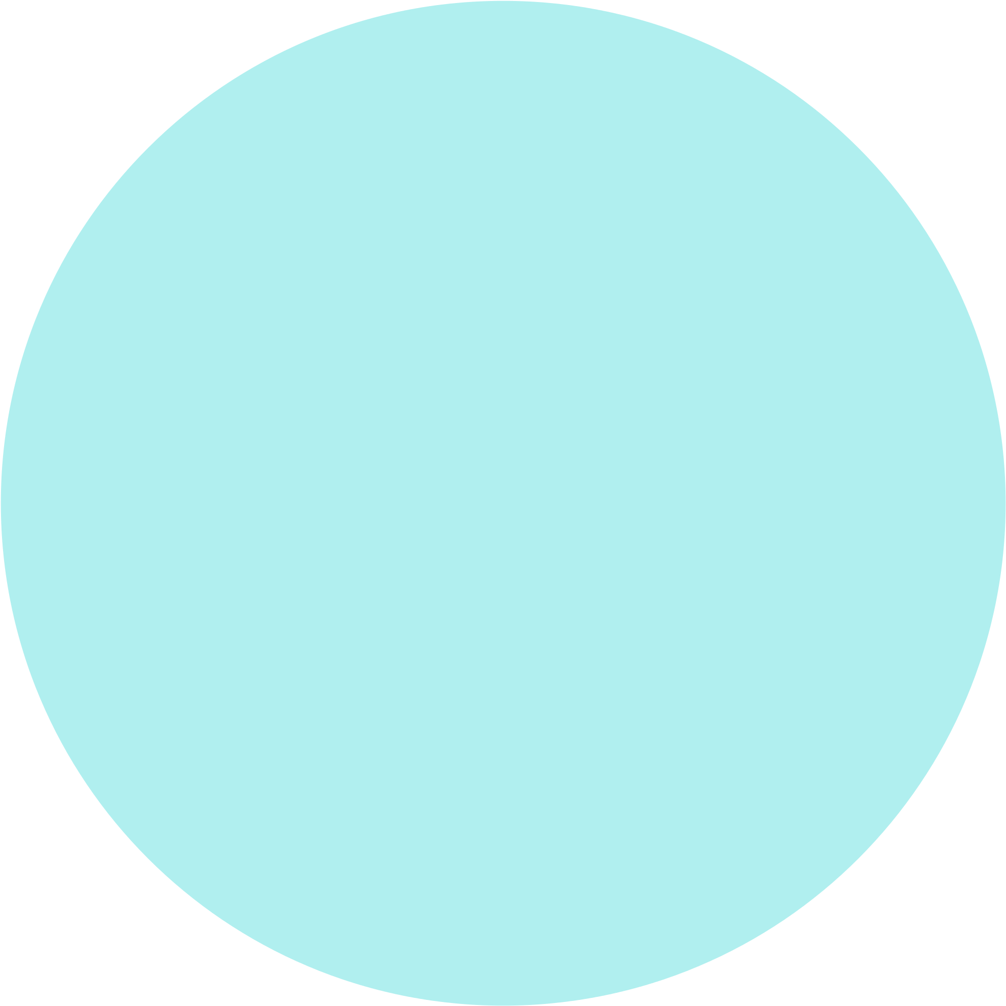 blue circle no background