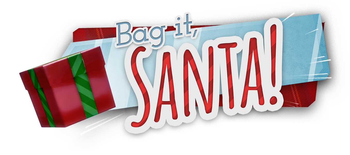 Bag It, Santa - Calligraphy (1355x601), Png Download