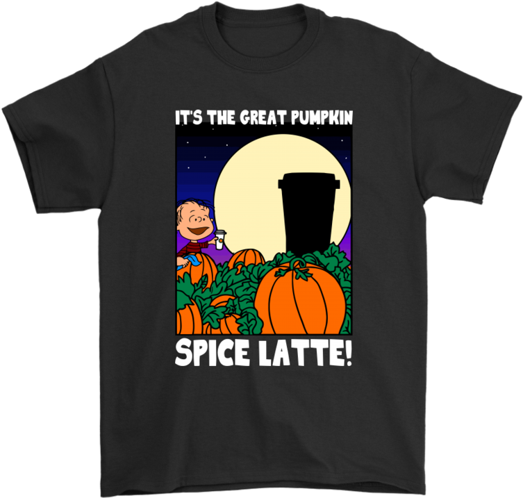 It's The Great Pumpkin Spice Latte Happy Halloween - Hot Topic Panic At The Disco T Shirt (900x900), Png Download