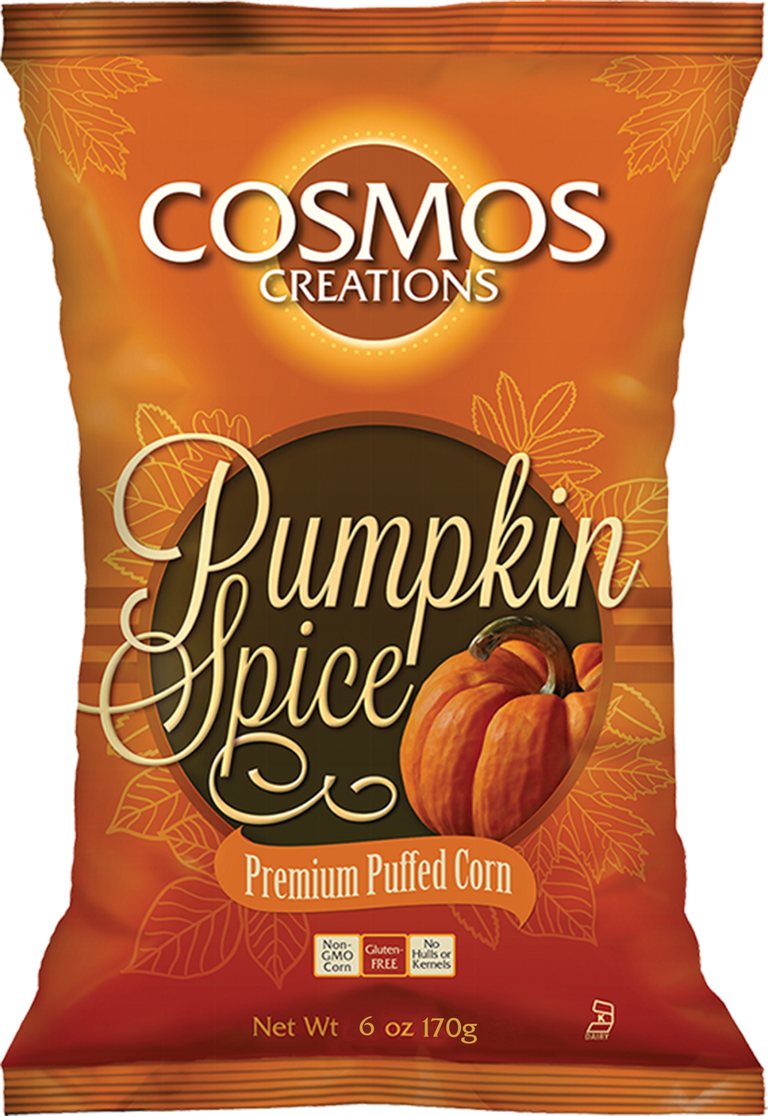Pumpkin Spice Puffed Corn - Hazelnut (768x1116), Png Download