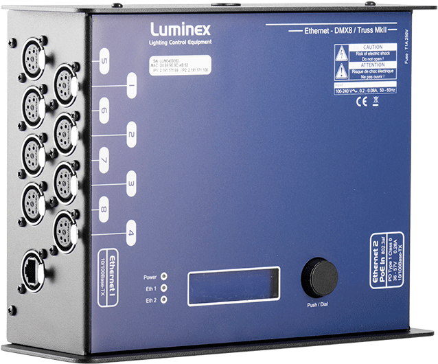 Luminex Ethernet Dmx2 Truss Mkii (824x721), Png Download