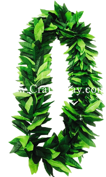 Silk Maile Lei - Christmas Tree (600x600), Png Download