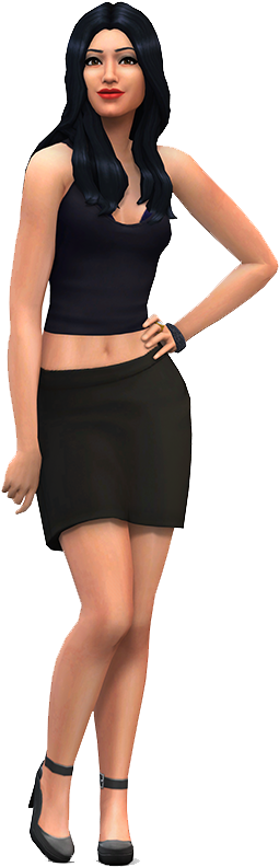 Kylie - Becky G Sims 4 (295x823), Png Download