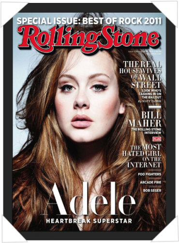 #174 - Rolling Stones Adele Cover Magazine (500x500), Png Download