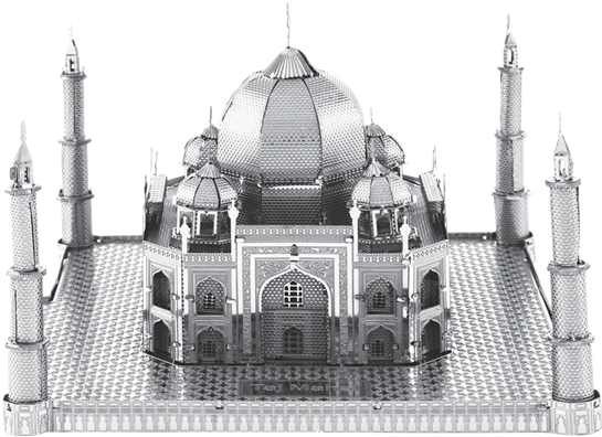 Metal Earth Iconx Ta J Mahal - Jigsaw Puzzle (600x416), Png Download