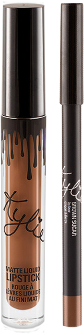 Brown Sugar - Kylie Lip Kit Brown Sugar (700x700), Png Download