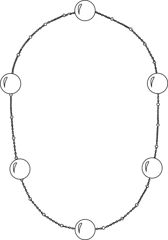 You Can Remove A Link Or A Pearl And Insert It Between - Necklace (537x768), Png Download