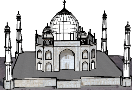 Taj Mahal Vs Berlin Cathedral Buildingsize - Dome (439x300), Png Download