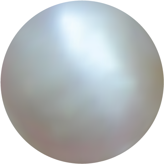 Pearls Transparent Png Sticker - Silver Ball Transparent (546x549), Png Download