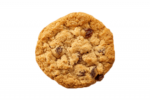 Oatmeal Raisin Cookie - Otis Spunkmeyer Cookies (480x321), Png Download
