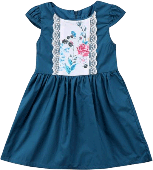 Petite Bello Dress 12-18 Months Adele Floral Dress - Dress (600x600), Png Download