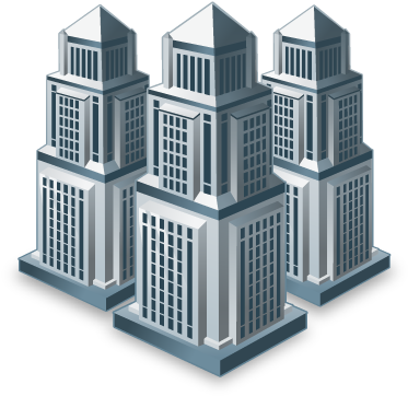 Business Building Png Picture Library Stock - Big Companies Icon (400x400), Png Download