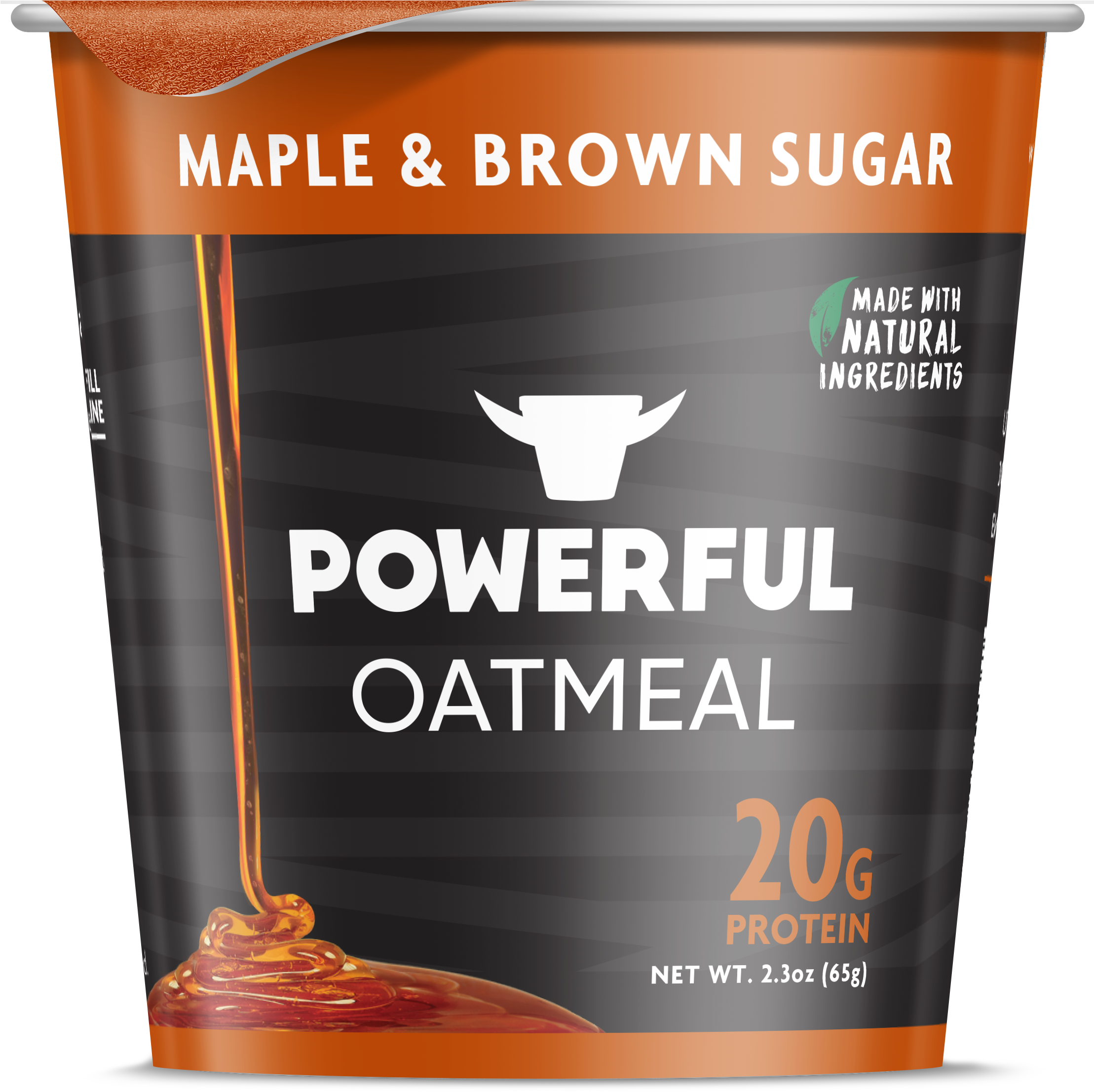 Powerful High Protein Instant Oatmeal Maple & Brown - Image One Corporation (4000x4000), Png Download
