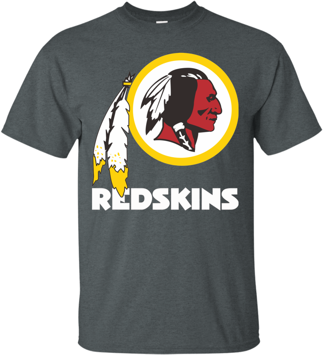 Washington Redskins Logo Football Men's T-shirt - Washington Redskins (1155x1155), Png Download
