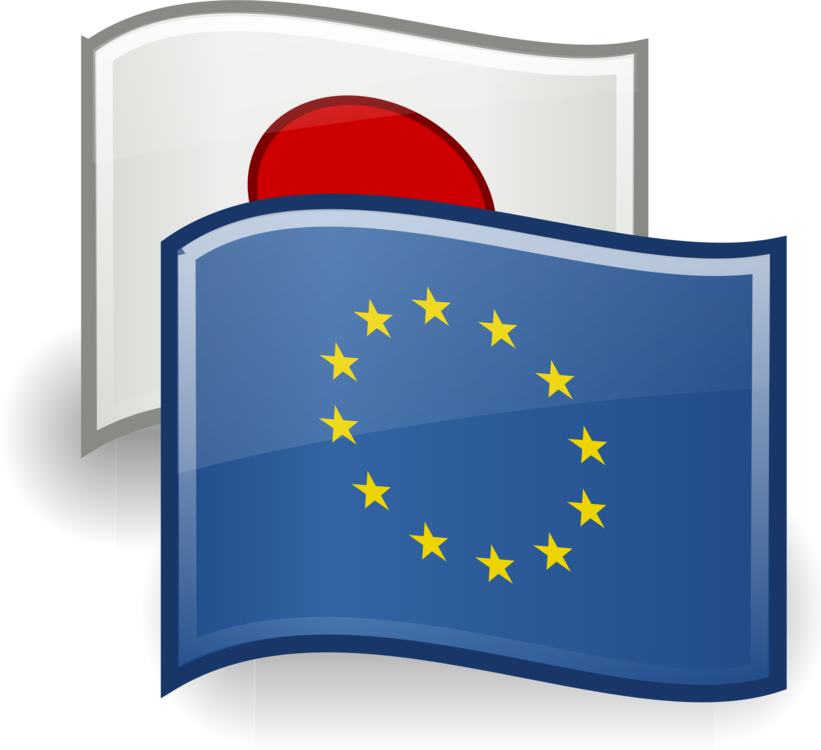 Flag Of Europe Flag Of Japan European Union - Flag (821x750), Png Download