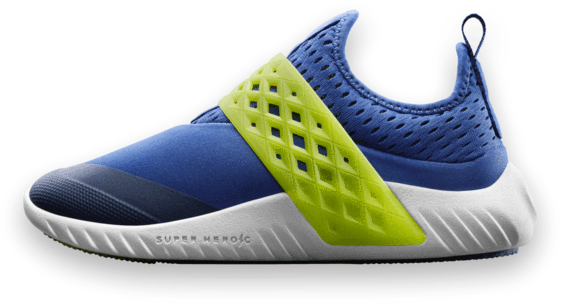 Finally, A Sneaker Made For A Child's Natural Movements - Super Heroic (561x303), Png Download