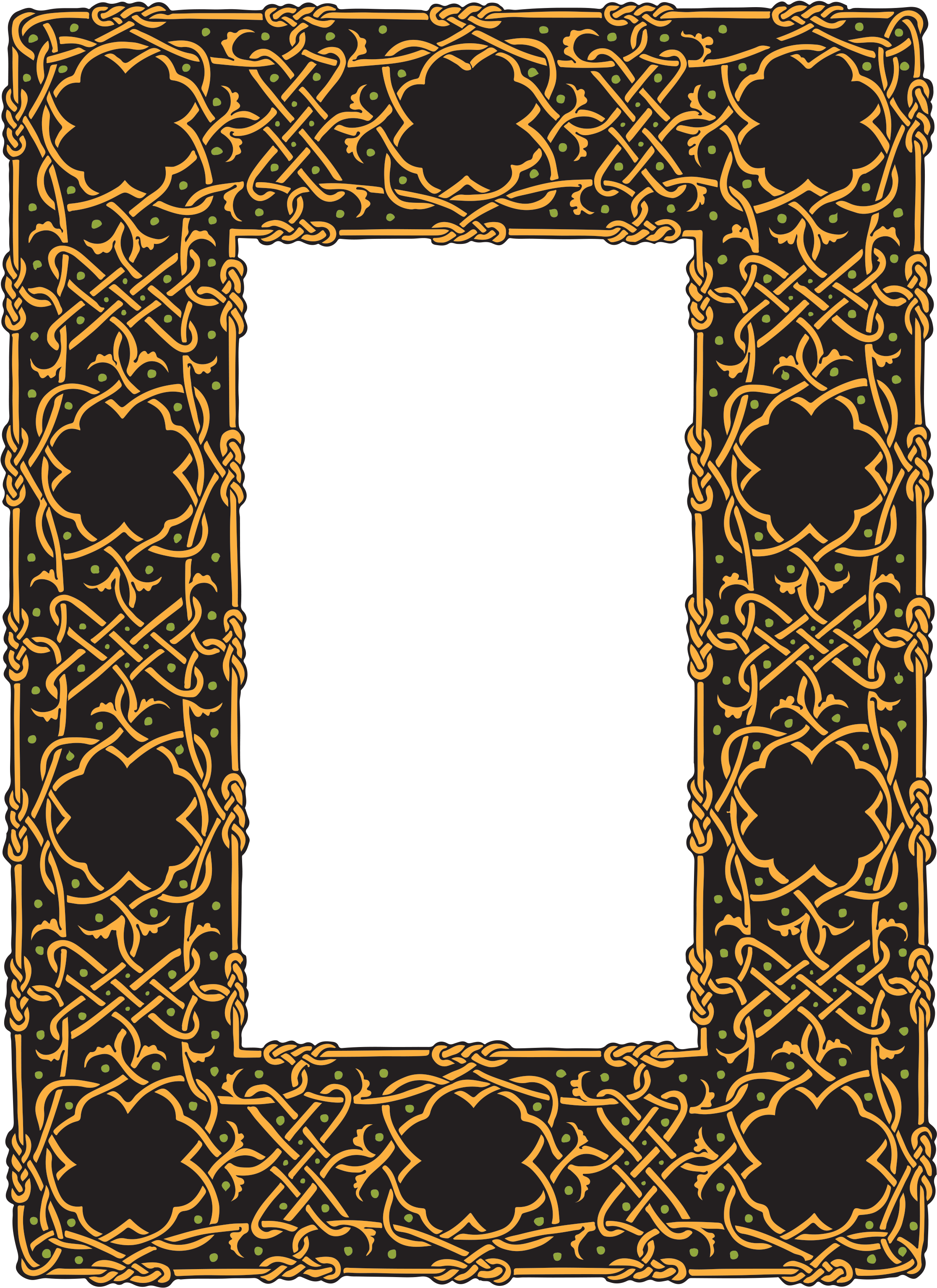 Border Celtic Frame Design 1093529 - Celtic Picture Frame Png (2242x3072), Png Download