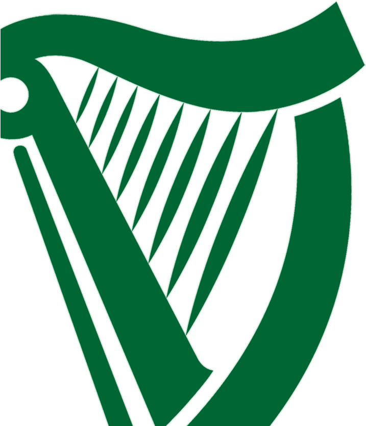 Ireland Clipart Irish Harp - Guinness Clipart (731x839), Png Download