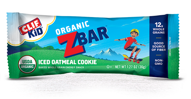 Iced Oatmeal Cookie Packaging - Clif Z Bar Iced Oatmeal Cookie (625x510), Png Download