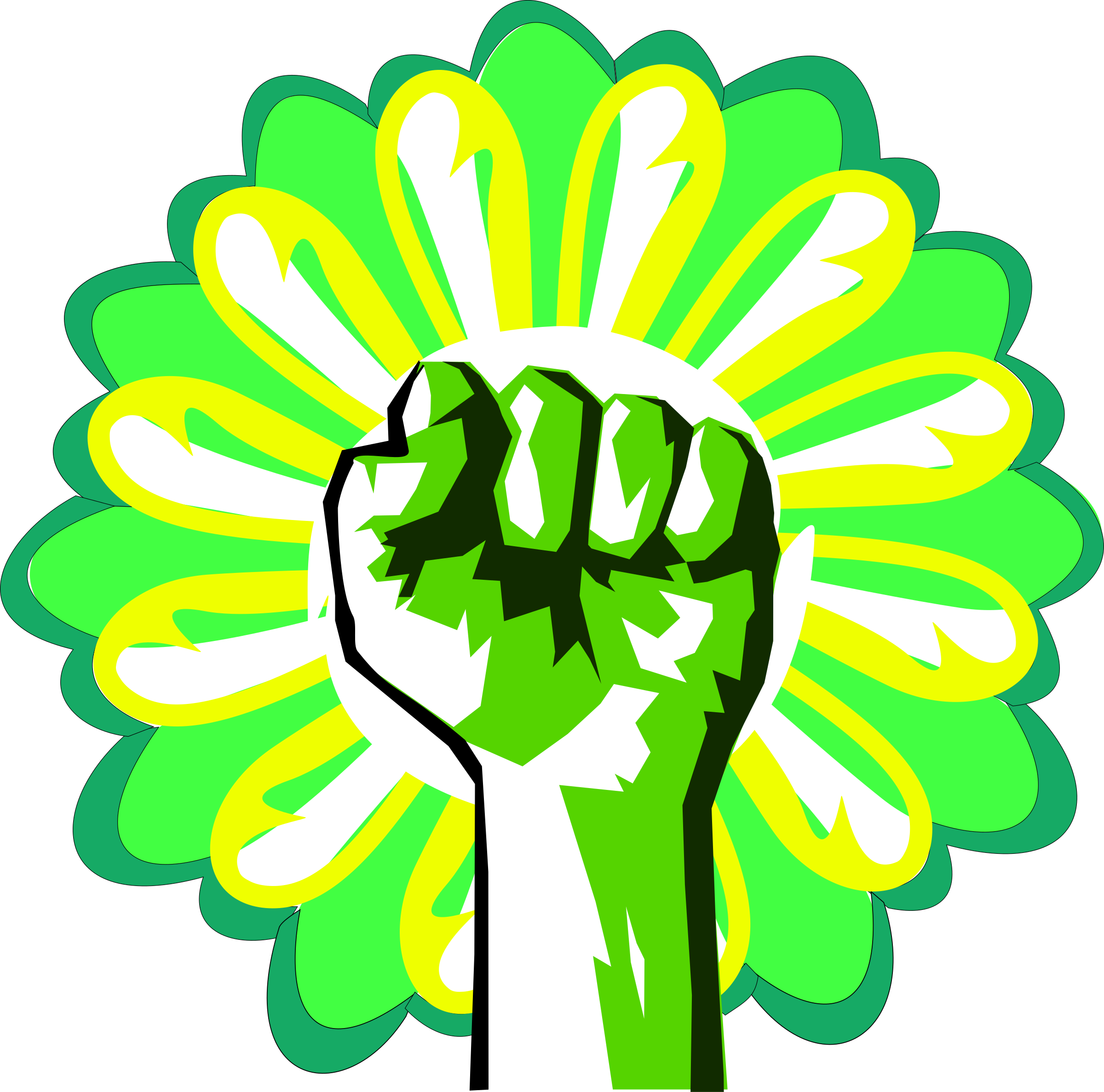 Green Power - Fight For The Environment (2400x2375), Png Download