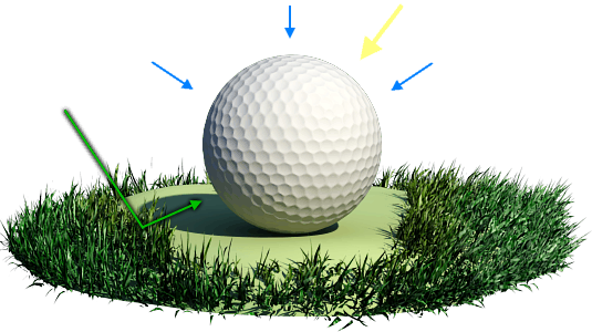 Lighting Diagram With Direct Sunlight, Diffuse Skylight - Photography (535x300), Png Download
