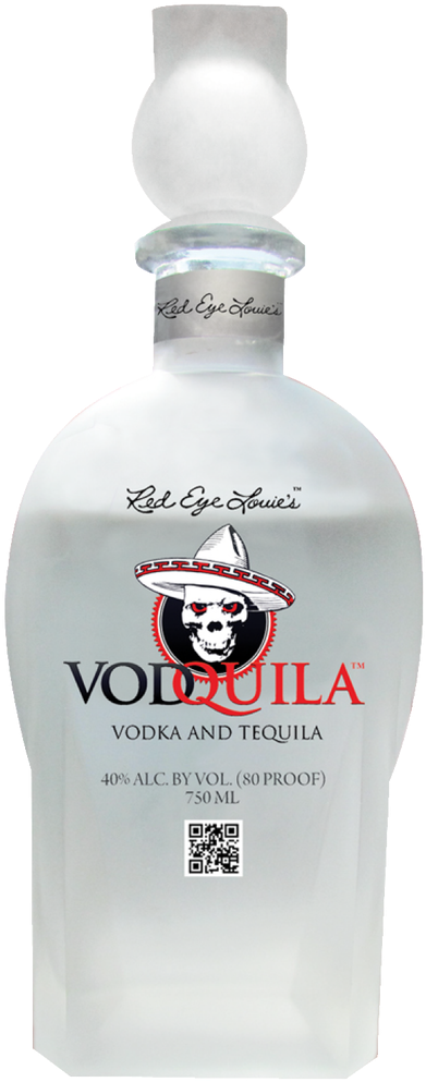 Red Eye Louie's Vodquila Vodka And Tequila - 750 Ml (498x1033), Png Download