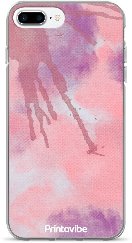Pink Watercolour Iphone Case - Mobile Phone Case (1000x1000), Png Download