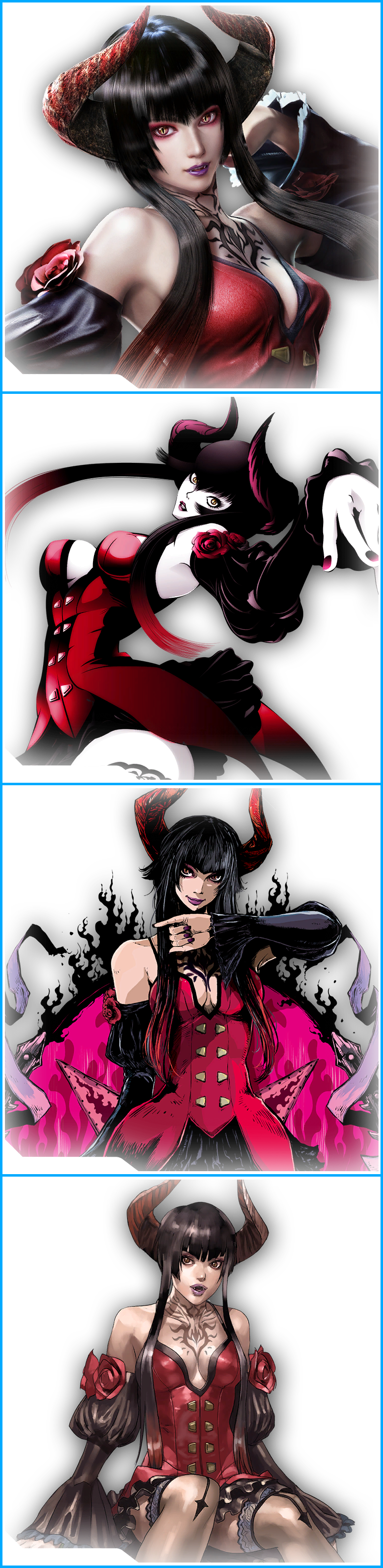 Eliza - Tekken 7 Eliza Transparent (774x3161), Png Download