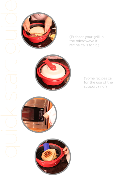 Micro Chef Grill Turns Your Microwave Into A Grilling - Grilling (366x580), Png Download