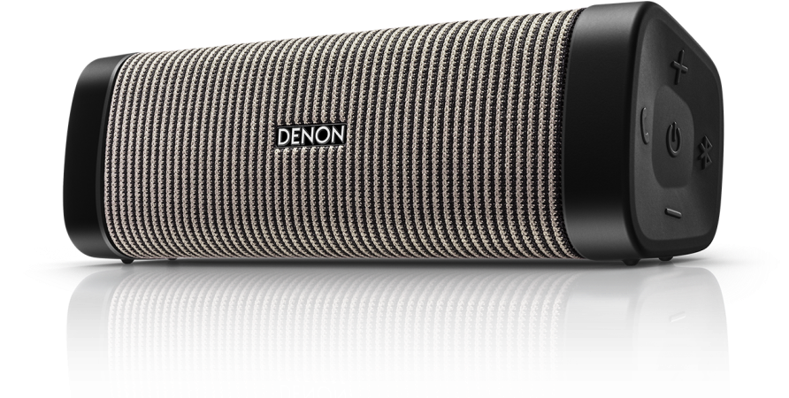 22envaya 150 Left Angled Striped - Denon Dsb-250bt Black, Grey Hardware/electronic (900x720), Png Download