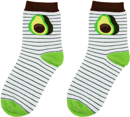 Avocado Socks - Funky Socks (480x480), Png Download