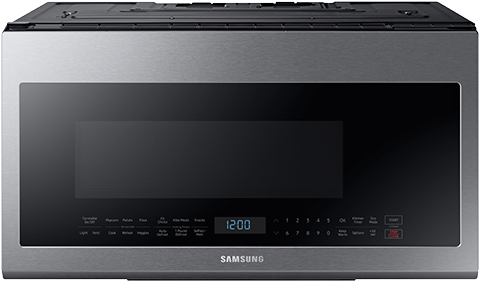 Image For Samsung - Samsung Me21m706bas 1000w Built-in Microwave Hood Combo (519x804), Png Download