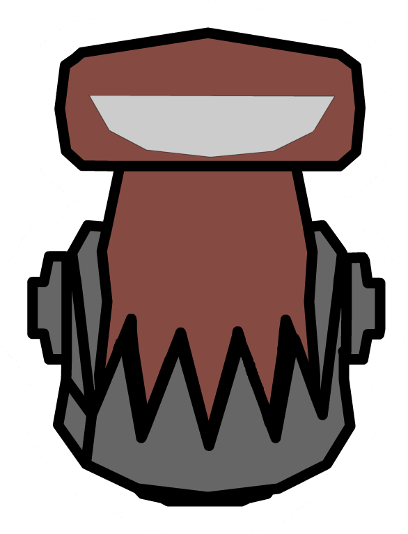 Robot Villain Pin - Png Pin Club Penguin (586x766), Png Download