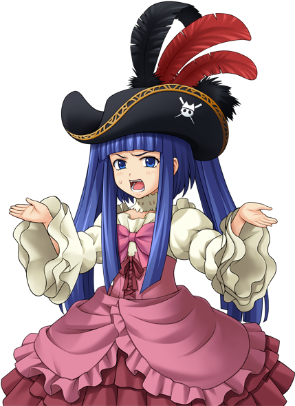 Eri Ak14 Odoroki2 - Furudo Erika Pirate Hat (428x600), Png Download