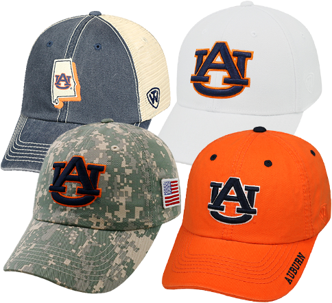 Get Your Team Geared Up - Auburn Tigers Top Of The World Ncaa White Booster Cap (501x484), Png Download