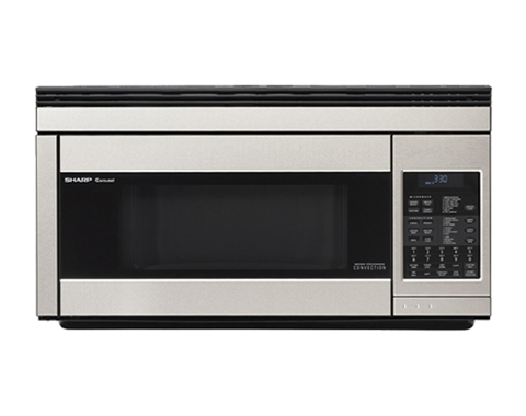 R-1874 Images - Sharp R1874t 850w Over The Range Convection Microwave (480x380), Png Download