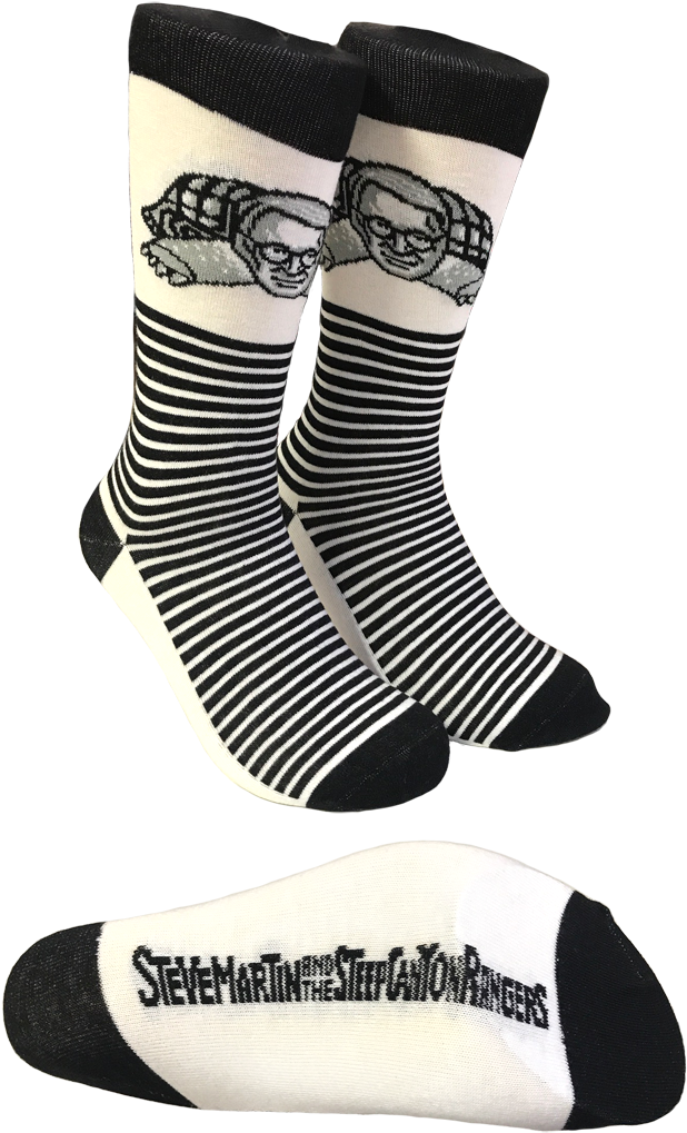 Steve Martin And The Steep Canyon Rangers - Steve Martin Socks (800x1067), Png Download
