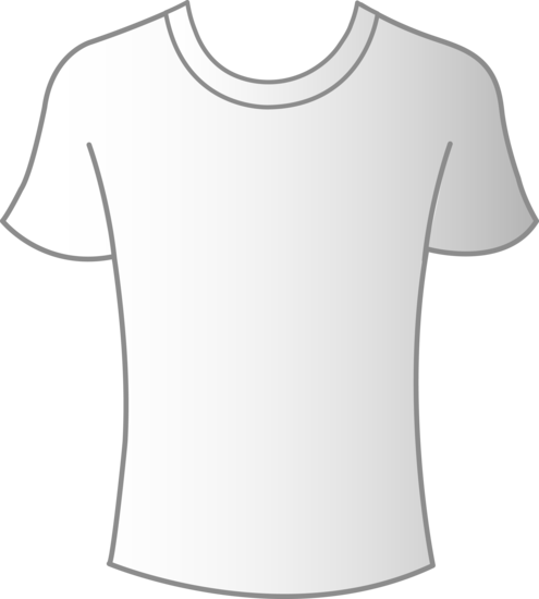 Clip Art Library Library Mens Template Free Clip Art - Clipart White Shirt Png (495x550), Png Download