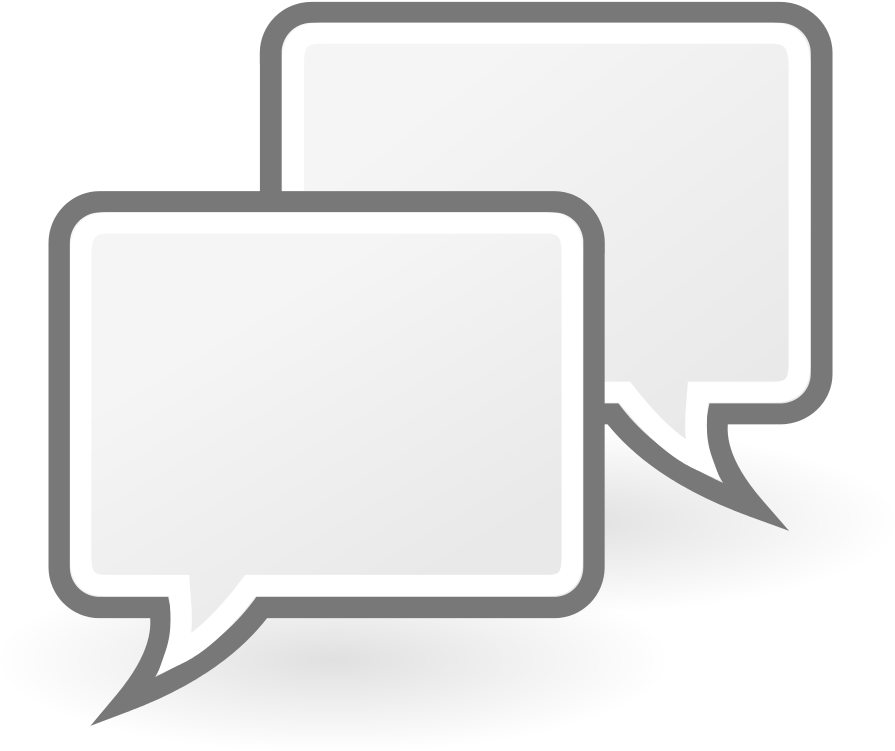 Internet Group Chat - Chat Clip Art (1024x1024), Png Download