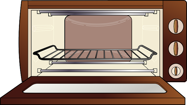 Food, Cake, Cartoon, Microwave, Oven, Cooking, Cooker - Open Oven Clipart (640x360), Png Download