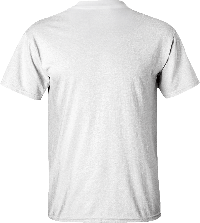 White Half Sleeve T Shirt (683x761), Png Download