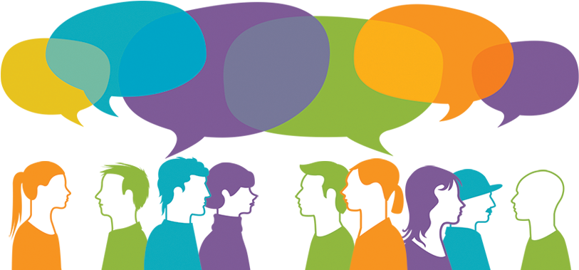 Live Chat Clipart Group Chat - Issues By Alexander P. M. Van Den Bosch (849x378), Png Download