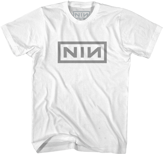 Logo White Tee - Nine Inch Nails (600x600), Png Download