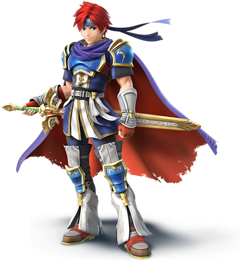 Label - Super Smash Bros. For Nintendo 3ds - Roy Dlc (536x536), Png Download