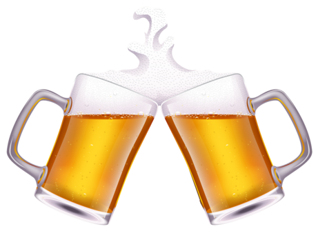 Two Beer Mugs - Two Beer Mugs: Blank 150 Page Lined Journal For Your (480x360), Png Download