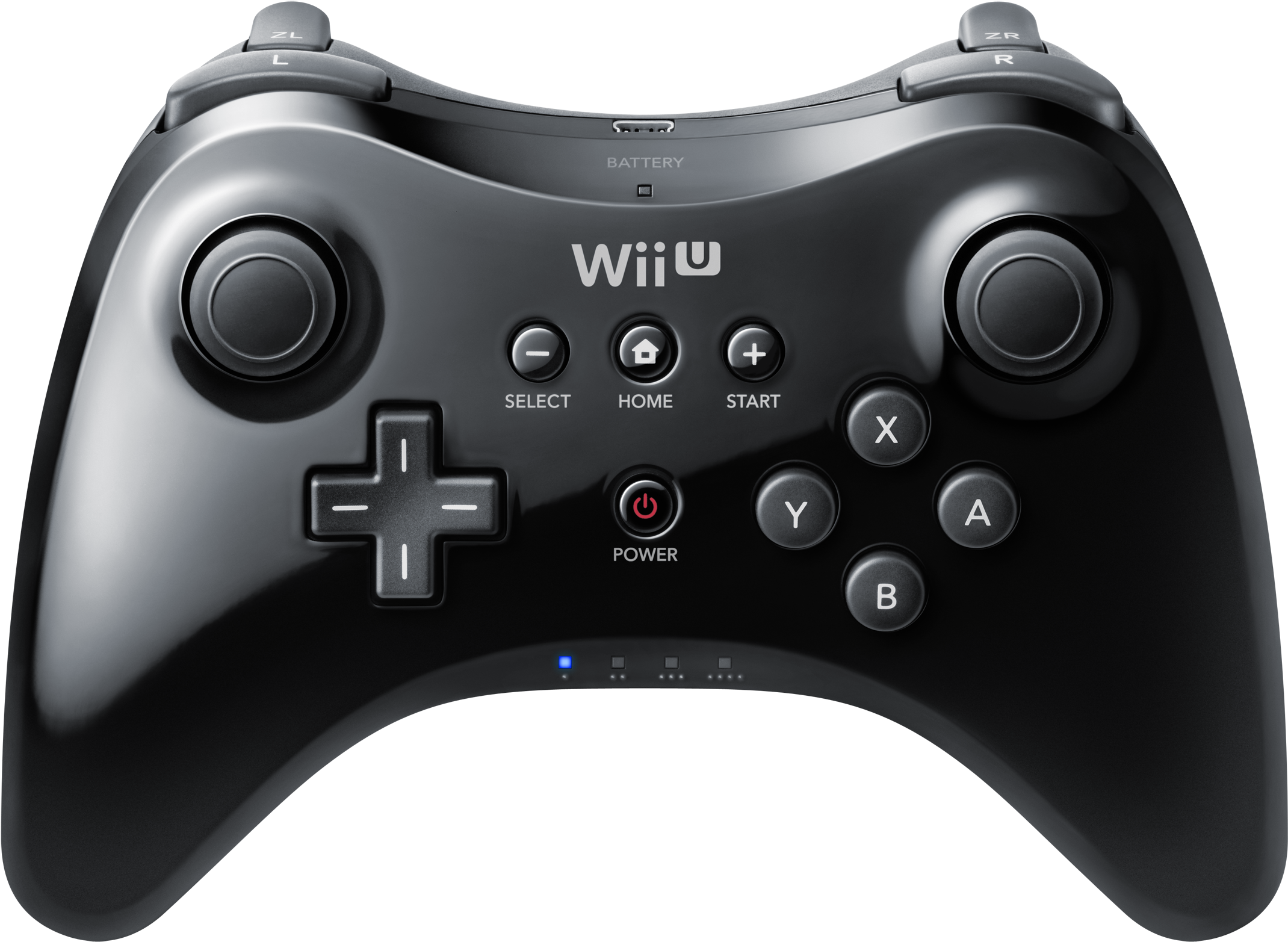 Wii U Pro Controller - Wii U Pro Controller Pc (3106x2270), Png Download